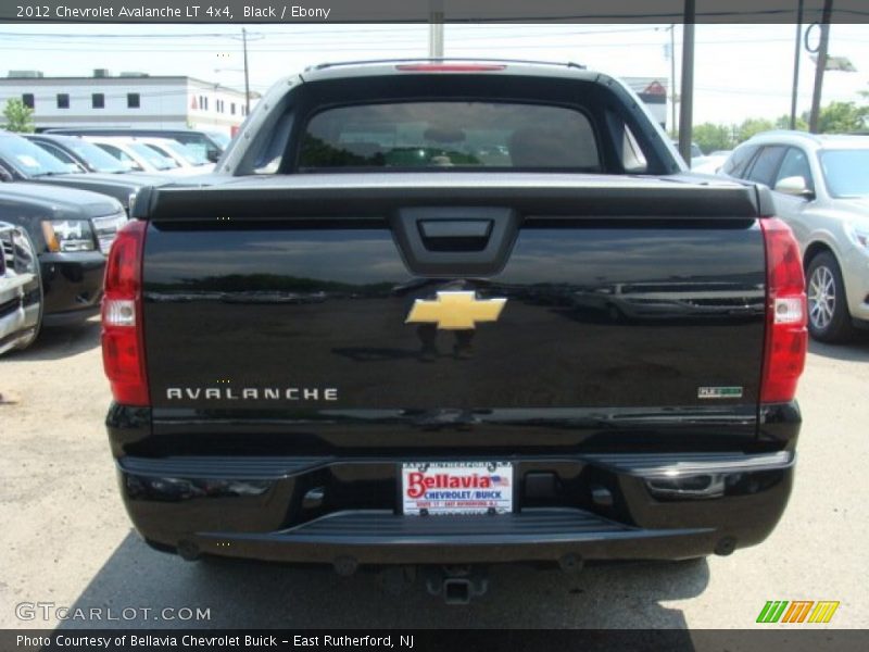 Black / Ebony 2012 Chevrolet Avalanche LT 4x4