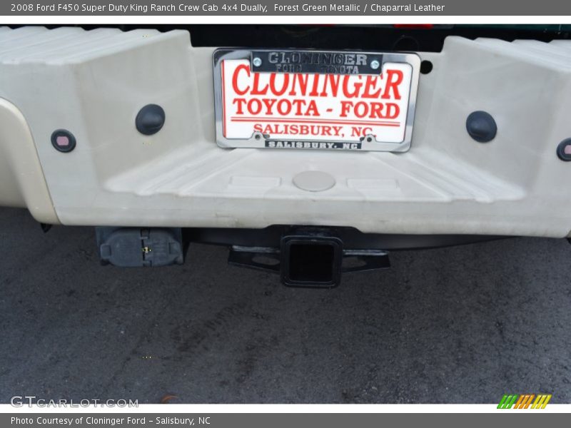 Forest Green Metallic / Chaparral Leather 2008 Ford F450 Super Duty King Ranch Crew Cab 4x4 Dually