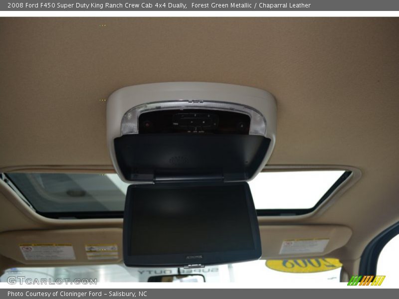 Forest Green Metallic / Chaparral Leather 2008 Ford F450 Super Duty King Ranch Crew Cab 4x4 Dually