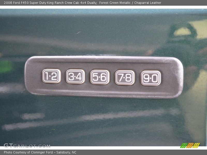 Forest Green Metallic / Chaparral Leather 2008 Ford F450 Super Duty King Ranch Crew Cab 4x4 Dually