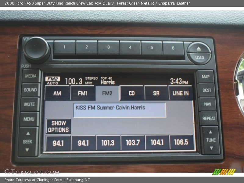 Forest Green Metallic / Chaparral Leather 2008 Ford F450 Super Duty King Ranch Crew Cab 4x4 Dually