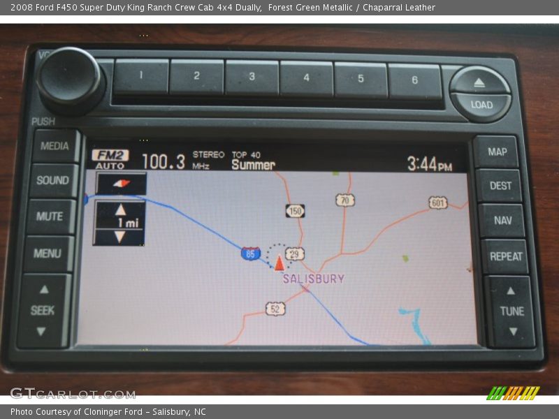 Forest Green Metallic / Chaparral Leather 2008 Ford F450 Super Duty King Ranch Crew Cab 4x4 Dually