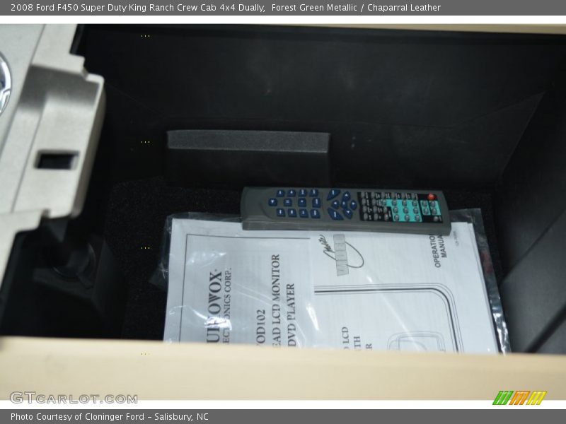 Forest Green Metallic / Chaparral Leather 2008 Ford F450 Super Duty King Ranch Crew Cab 4x4 Dually