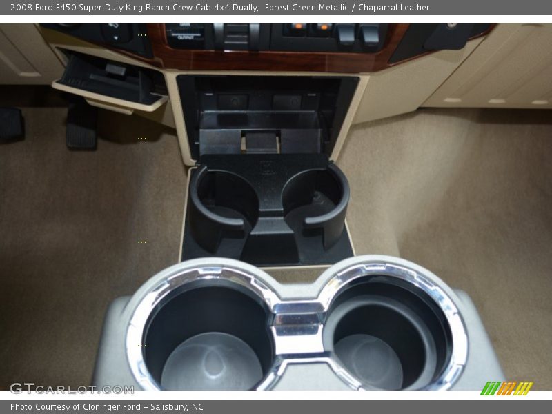 Forest Green Metallic / Chaparral Leather 2008 Ford F450 Super Duty King Ranch Crew Cab 4x4 Dually