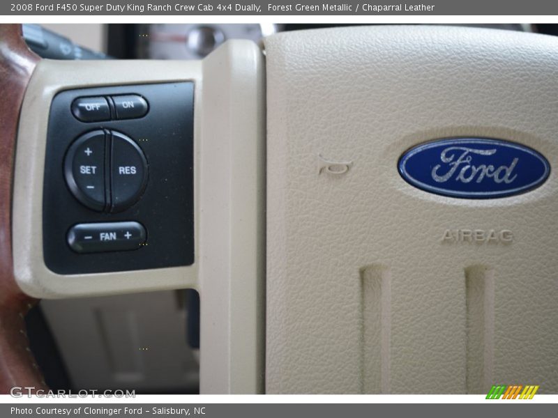 Forest Green Metallic / Chaparral Leather 2008 Ford F450 Super Duty King Ranch Crew Cab 4x4 Dually