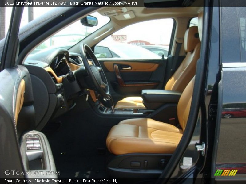 Black Granite Metallic / Ebony/Mojave 2013 Chevrolet Traverse LTZ AWD
