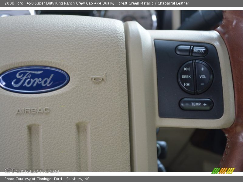 Forest Green Metallic / Chaparral Leather 2008 Ford F450 Super Duty King Ranch Crew Cab 4x4 Dually