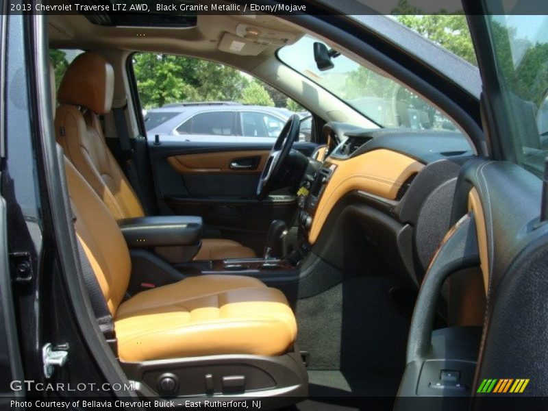 Black Granite Metallic / Ebony/Mojave 2013 Chevrolet Traverse LTZ AWD