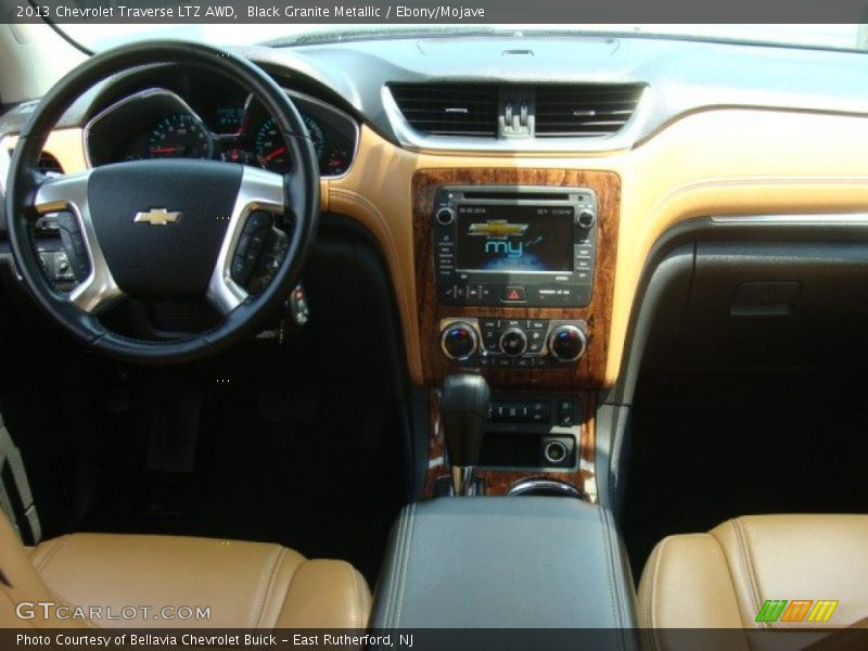 Black Granite Metallic / Ebony/Mojave 2013 Chevrolet Traverse LTZ AWD