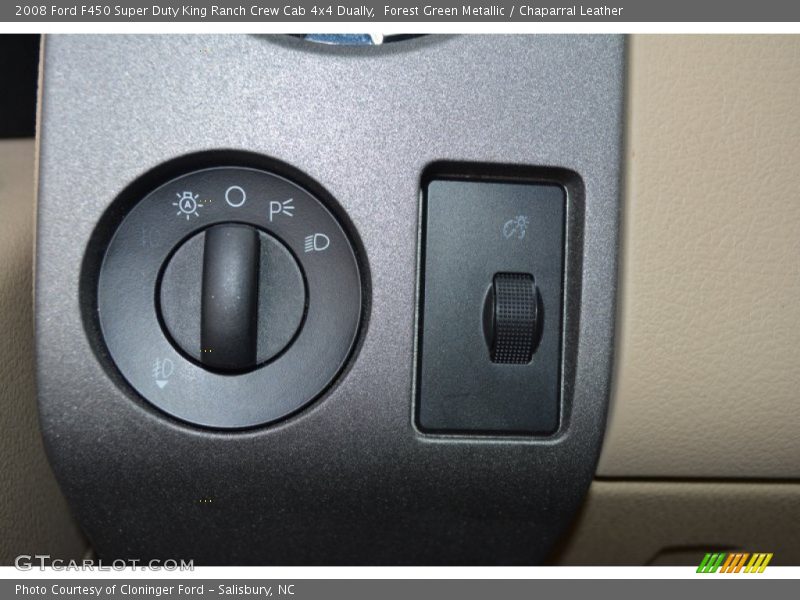 Forest Green Metallic / Chaparral Leather 2008 Ford F450 Super Duty King Ranch Crew Cab 4x4 Dually