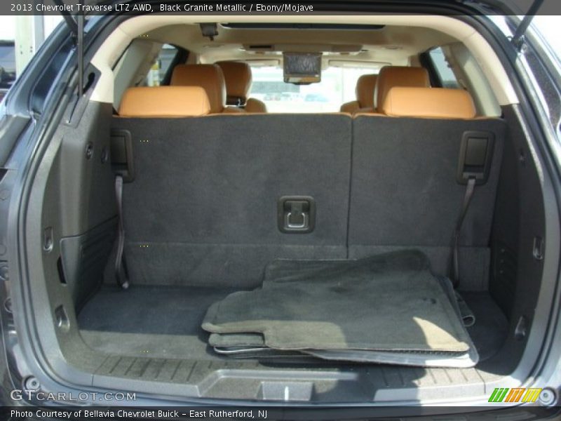 Black Granite Metallic / Ebony/Mojave 2013 Chevrolet Traverse LTZ AWD