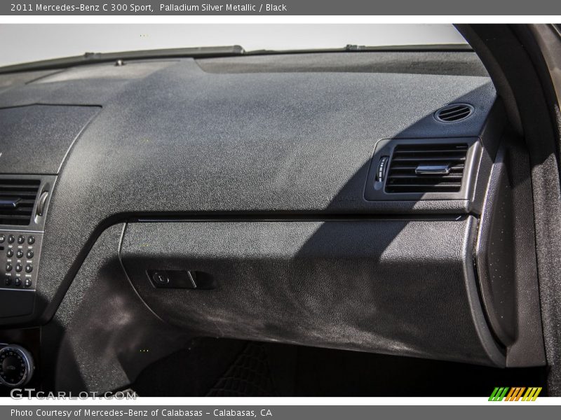 Palladium Silver Metallic / Black 2011 Mercedes-Benz C 300 Sport