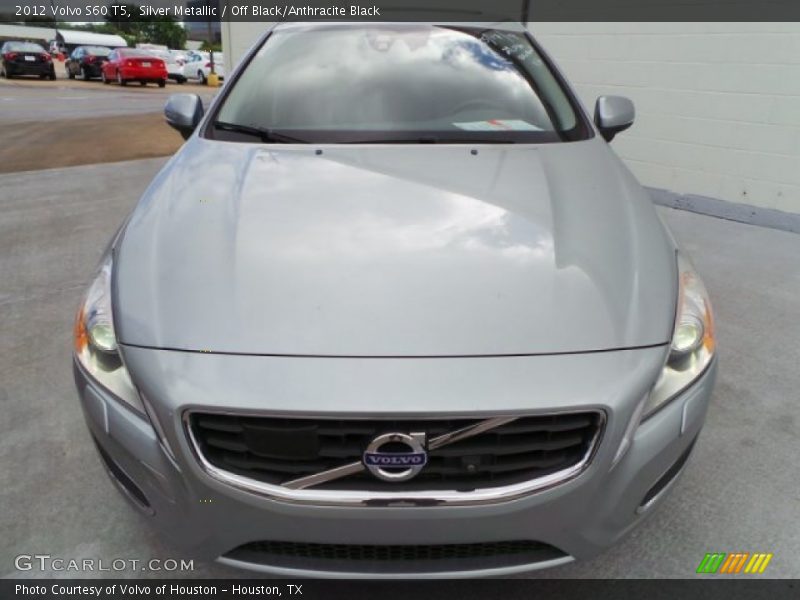 Silver Metallic / Off Black/Anthracite Black 2012 Volvo S60 T5
