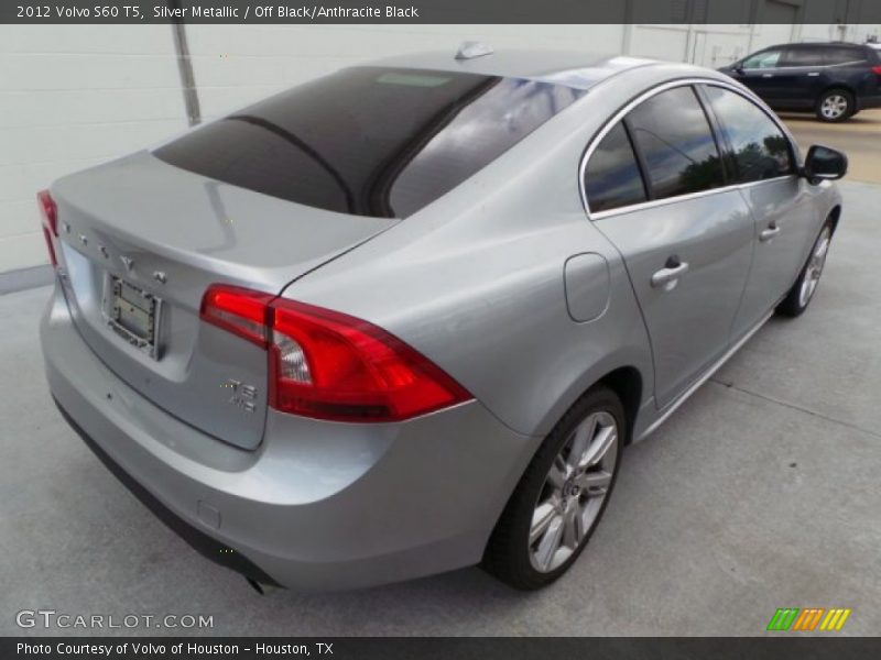 Silver Metallic / Off Black/Anthracite Black 2012 Volvo S60 T5