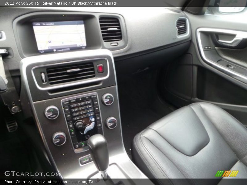 Silver Metallic / Off Black/Anthracite Black 2012 Volvo S60 T5