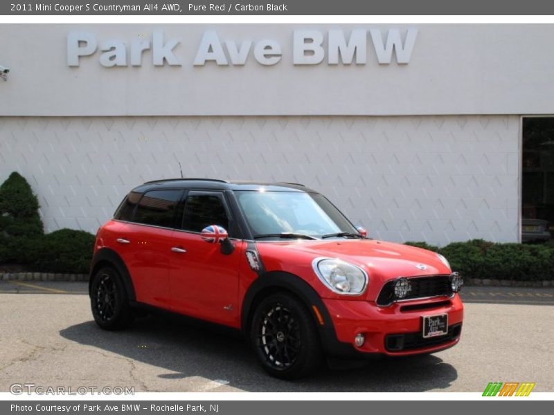 Pure Red / Carbon Black 2011 Mini Cooper S Countryman All4 AWD