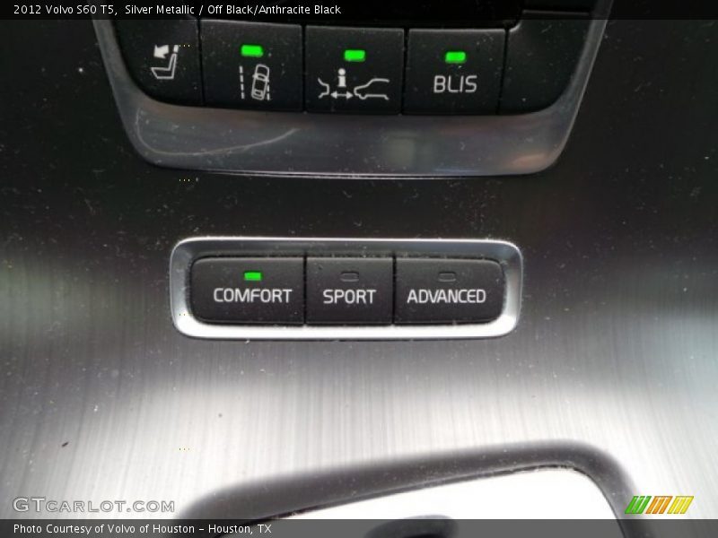 Silver Metallic / Off Black/Anthracite Black 2012 Volvo S60 T5