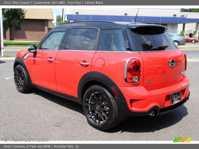 Pure Red / Carbon Black 2011 Mini Cooper S Countryman All4 AWD