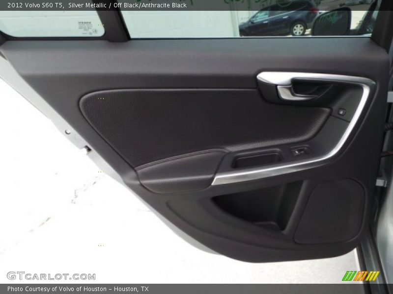 Silver Metallic / Off Black/Anthracite Black 2012 Volvo S60 T5