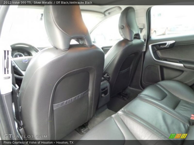 Silver Metallic / Off Black/Anthracite Black 2012 Volvo S60 T5