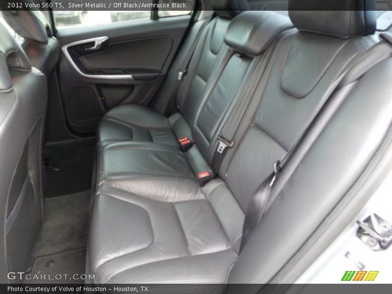 Silver Metallic / Off Black/Anthracite Black 2012 Volvo S60 T5