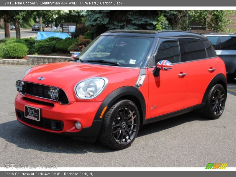 Pure Red / Carbon Black 2011 Mini Cooper S Countryman All4 AWD