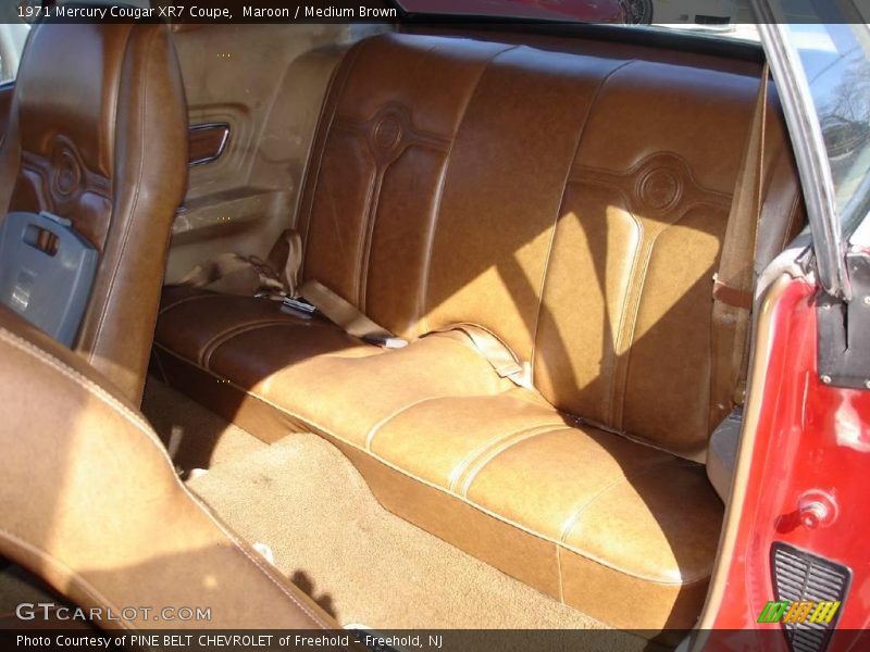 Maroon / Medium Brown 1971 Mercury Cougar XR7 Coupe