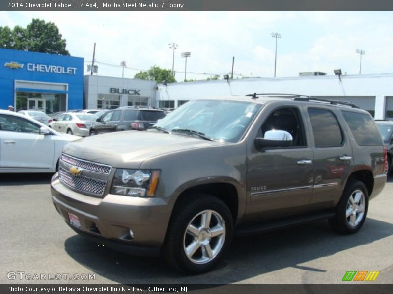 Mocha Steel Metallic / Ebony 2014 Chevrolet Tahoe LTZ 4x4