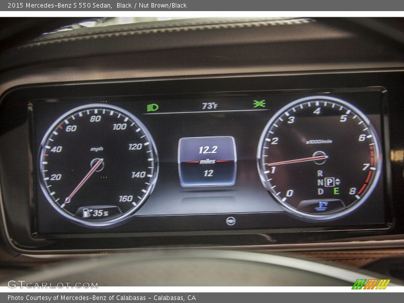 Black / Nut Brown/Black 2015 Mercedes-Benz S 550 Sedan