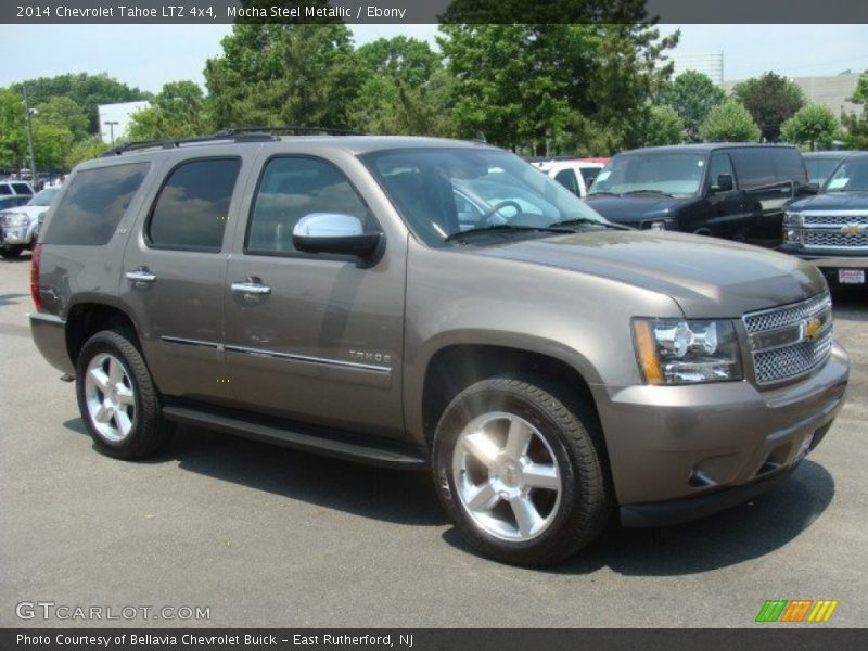 Mocha Steel Metallic / Ebony 2014 Chevrolet Tahoe LTZ 4x4