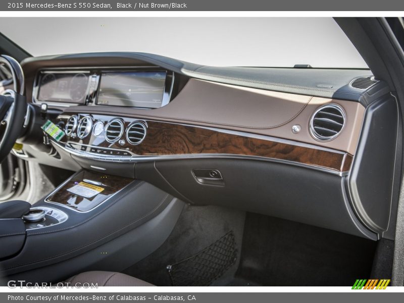Black / Nut Brown/Black 2015 Mercedes-Benz S 550 Sedan