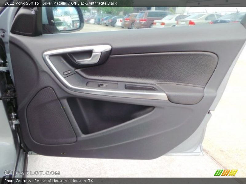 Silver Metallic / Off Black/Anthracite Black 2012 Volvo S60 T5
