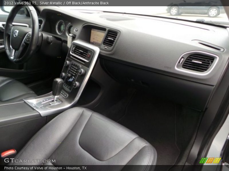 Silver Metallic / Off Black/Anthracite Black 2012 Volvo S60 T5