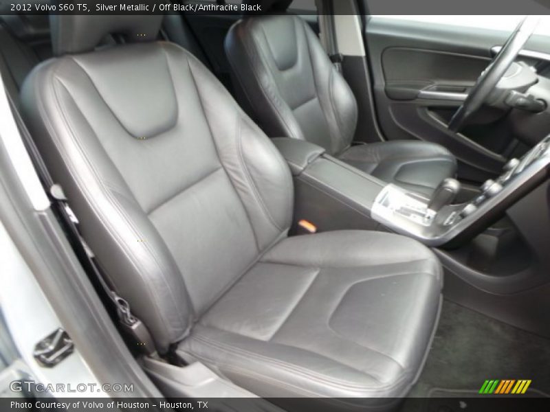 Silver Metallic / Off Black/Anthracite Black 2012 Volvo S60 T5
