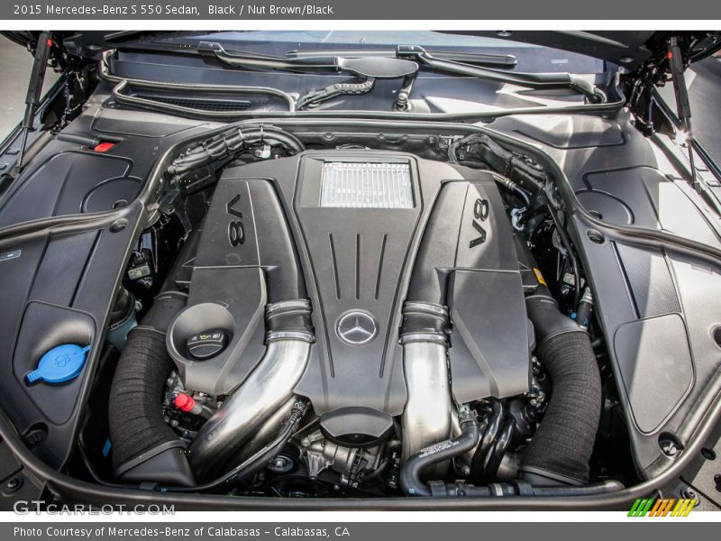 Black / Nut Brown/Black 2015 Mercedes-Benz S 550 Sedan