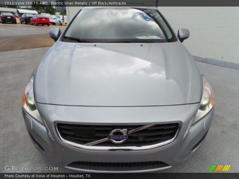 Electric Silver Metallic / Off Black/Anthracite 2011 Volvo S60 T6 AWD