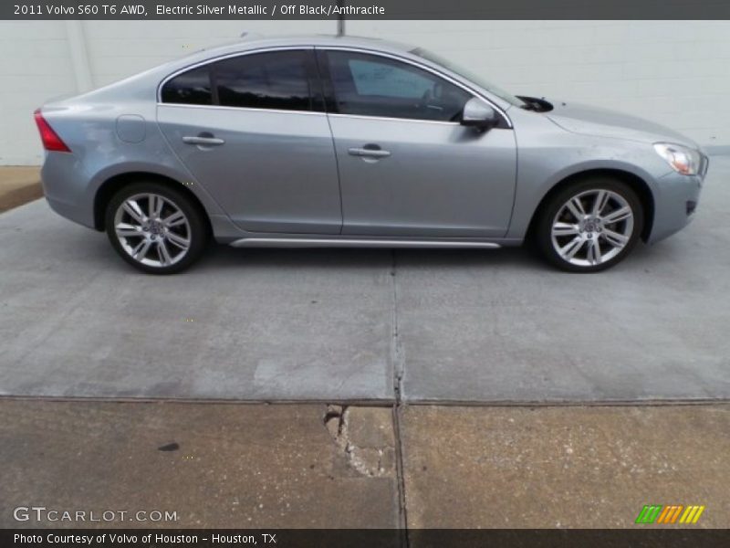 Electric Silver Metallic / Off Black/Anthracite 2011 Volvo S60 T6 AWD