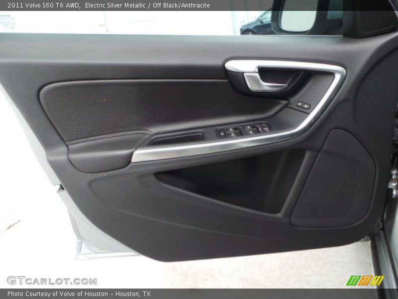 Electric Silver Metallic / Off Black/Anthracite 2011 Volvo S60 T6 AWD