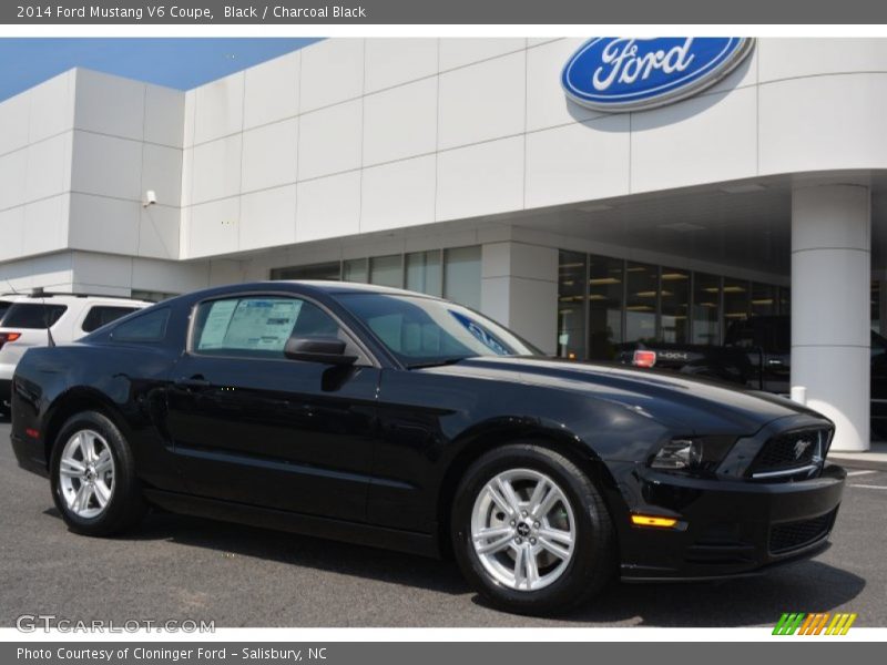 Black / Charcoal Black 2014 Ford Mustang V6 Coupe