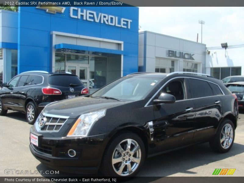 Black Raven / Ebony/Ebony 2012 Cadillac SRX Performance AWD