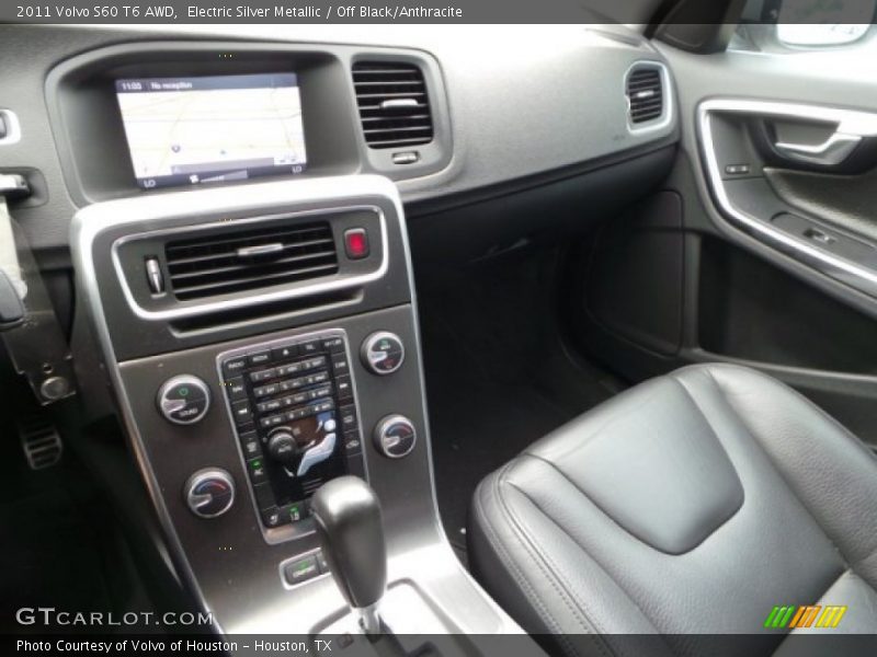 Electric Silver Metallic / Off Black/Anthracite 2011 Volvo S60 T6 AWD