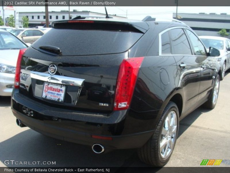 Black Raven / Ebony/Ebony 2012 Cadillac SRX Performance AWD