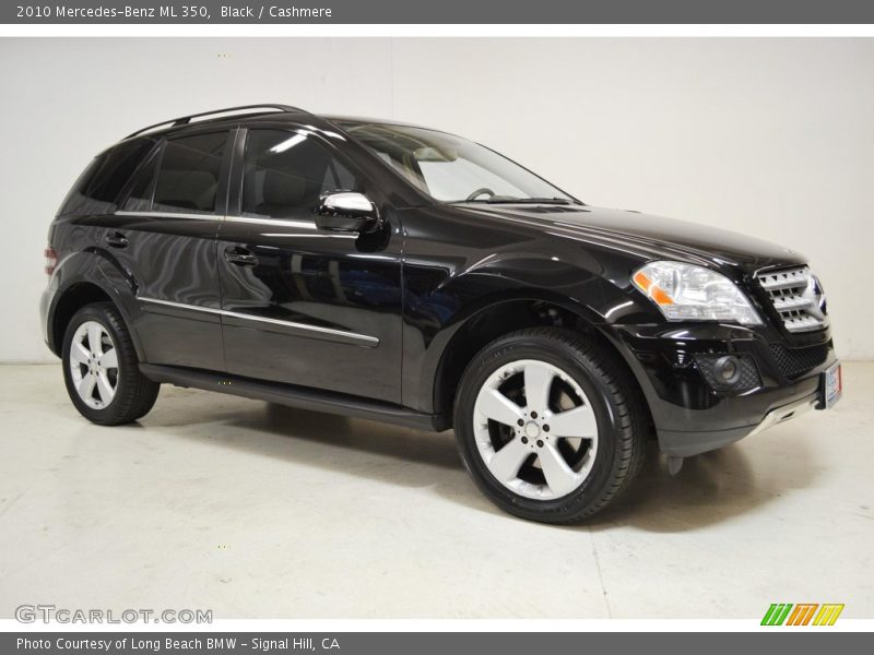 Black / Cashmere 2010 Mercedes-Benz ML 350