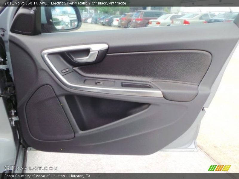 Electric Silver Metallic / Off Black/Anthracite 2011 Volvo S60 T6 AWD