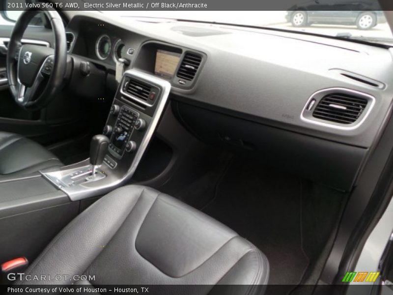 Electric Silver Metallic / Off Black/Anthracite 2011 Volvo S60 T6 AWD