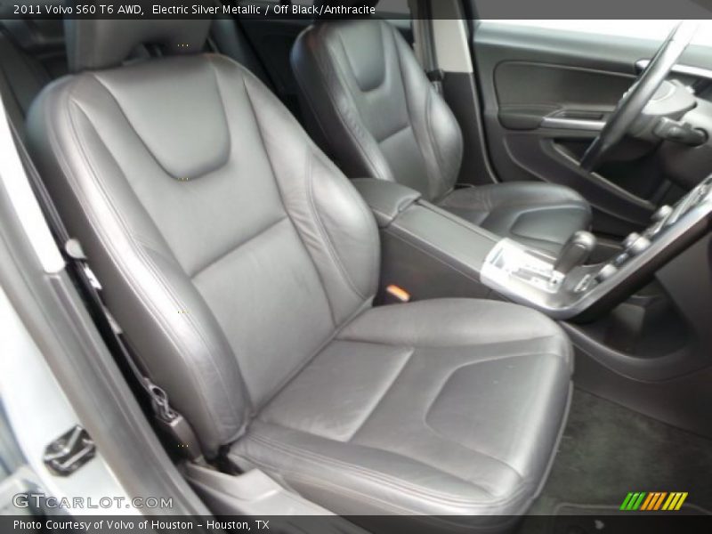 Electric Silver Metallic / Off Black/Anthracite 2011 Volvo S60 T6 AWD