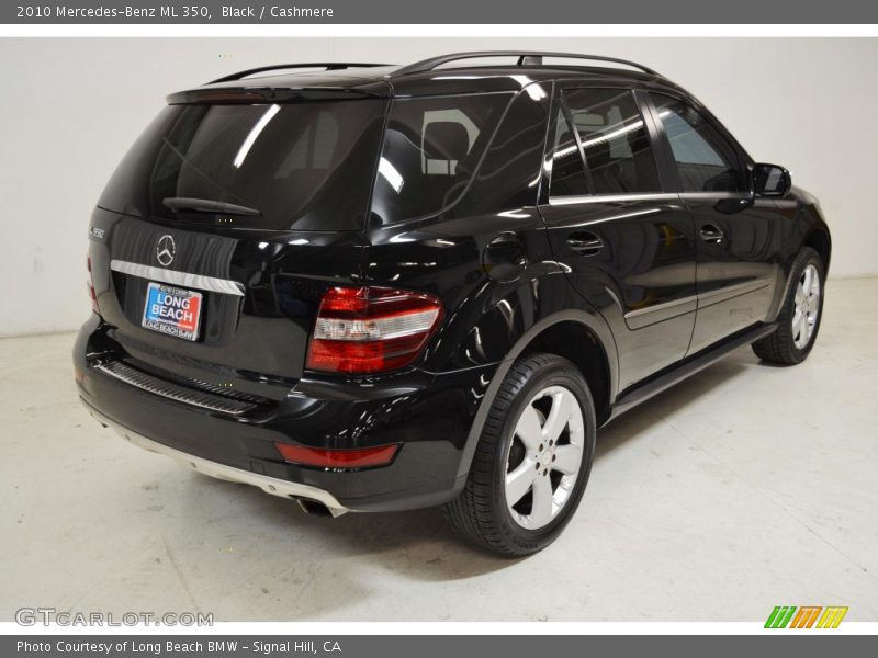 Black / Cashmere 2010 Mercedes-Benz ML 350