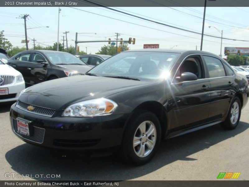 Black / Gray 2013 Chevrolet Impala LS