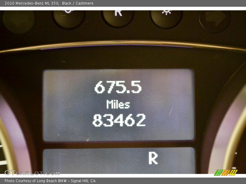 Black / Cashmere 2010 Mercedes-Benz ML 350
