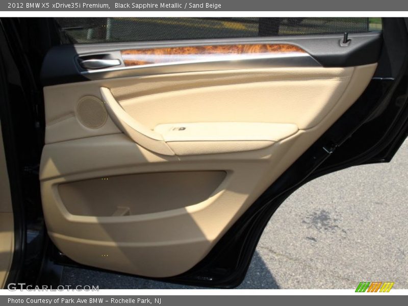 Black Sapphire Metallic / Sand Beige 2012 BMW X5 xDrive35i Premium